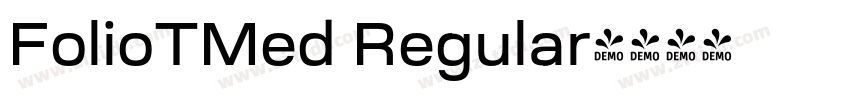 FolioTMed Regular字体转换